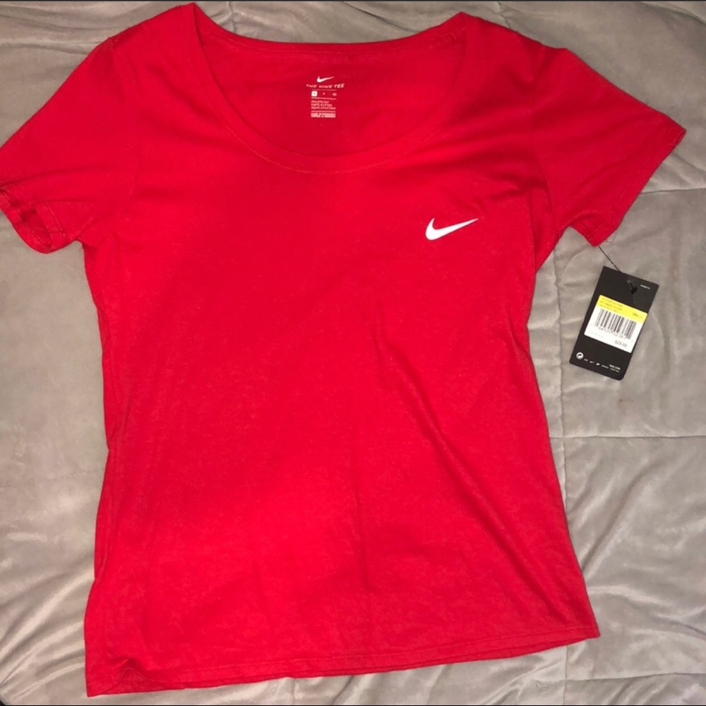 Red NIKE shirt